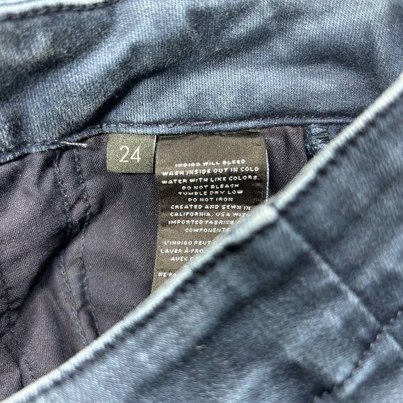 J Brand Jeans Womens 24 Natasha Sky High Skinny Exposed Button Fly Party Night - Picture 5 of 6